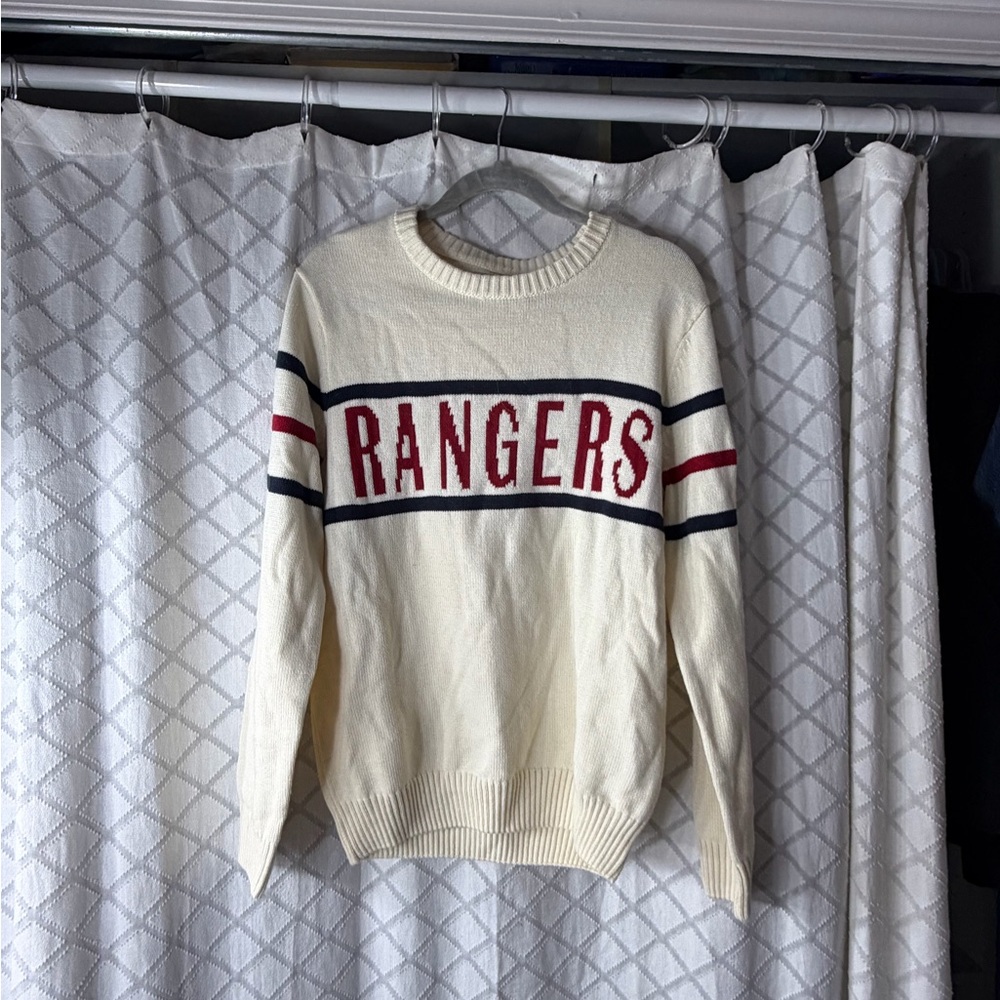 American Needle Cream Knit Sweater